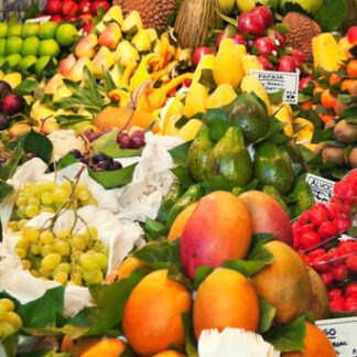 Drachenfrüchte, Mangos, Maracuja, Avocado aus Malaga. Lieferung am 07.10