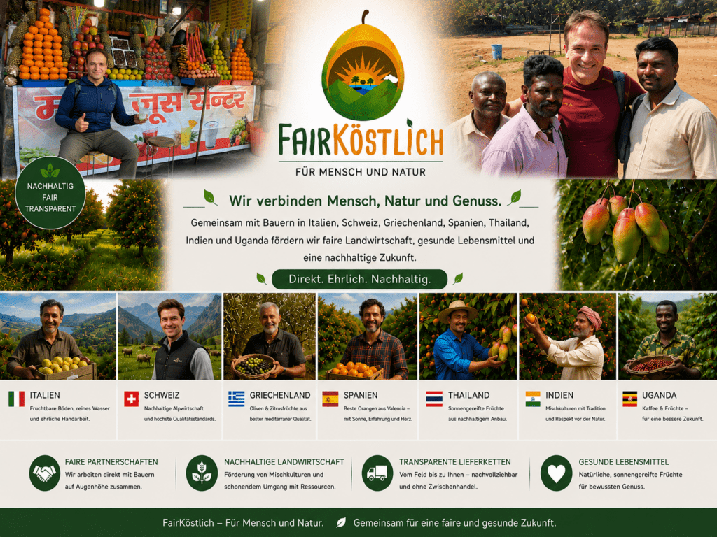 Gemeinsam mit Bauern fördern wir faire Landwirtscahft und gesunde Lebensmittel.